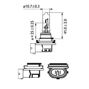 BEC FAR H9 PGJ19-5 65W 12V VISION PHILIPS - Img 3