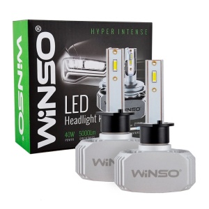 Bec LED Winso H1 12/24V 40W, luminous flux 5000Lm. 6000K