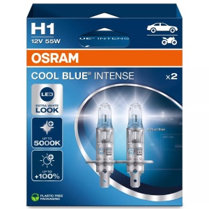 Bec Osram Cool Blue Intense H1 55W 12V P14.5s Set 2 buc