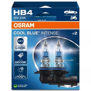 Bec Osram Cool Blue Intense HB4 51W 12V P22d Set 2 buc