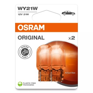 Bec Osram Original WY21W | 12V - 25W - LX3x16d - Set 2 buc