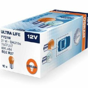 Bec Osram Ultra Life lampa mers inapoi PY21W 12V BAU15s