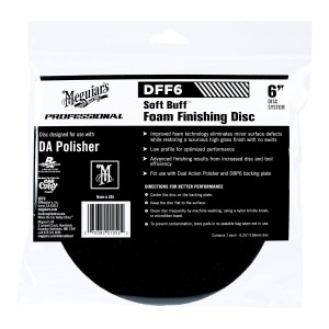 BURETE POLISHAT FINISARE DE 6, 152.4 MM, FOAM FINISHING DISC 6 - MEGUIARS