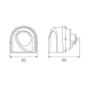 CLAXON ELECTROMAGNETIC, TIP MELC, 24V 3A TON INALT, DESIGN LIGHT - Img 3