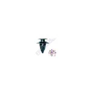 CLIPS TAPITERIE PENTRU GRUP VAG 8X21MM - NEGRU SET 10 BUC - Img 2