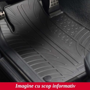 Covorase Cauciuc Skoda Superb 3 04.2015-, presuri Gledring culoare Negru, 4 buc.