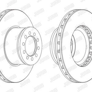 Disc frana fata stg/dr Jurid