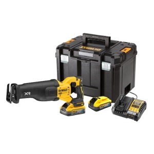 Fierăstrău cu mișcare alternativă, cu motor fără perii, XR de 18 V - 2 X POWERSTACK 5 AH