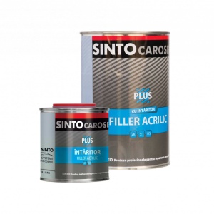 Filler acrilic SINTO PLUS 5:1 gri 0.75L + intaritor – primer umplere auto 2K