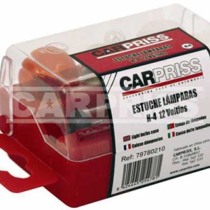 Kit rezerva becuri Carpriss H4 12V 60/55W P43t