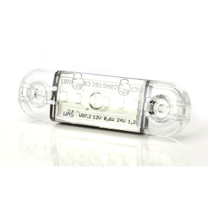 LAMPA GABARIT LED 713 W97.2, 12V-24V, POZITIE ALB WAS - Img 3