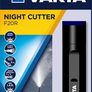 Lanterna Varta Night Cutter F20R & Cable Varta 18900 [6W]