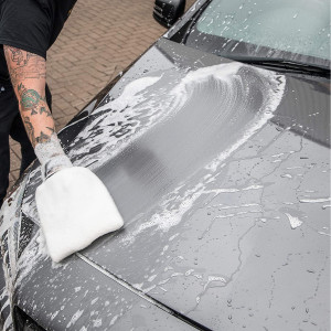 LAVETA ABSORBANT, 20 x 25 CM, ULTRA PLUSH WASH MITT - MEGUIARS. - Img 3