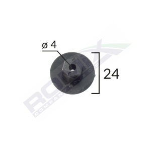PIULITA MULTIPLE UTILIZARI PENTRU BMW/CITROEN/MERCEDES/VW/SEAT 4X24MM - NEGRU SET 10 BUC - Img 2