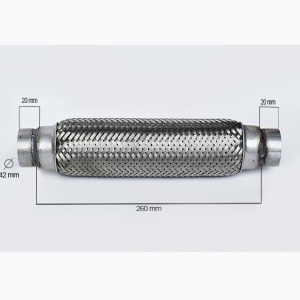 RACORD FLEXIBIL INNER & OUTER BRAID 42x260 MM