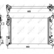 Radiator apa racire motor Opel Adam 1.2 1.4 Nrf - Img 2