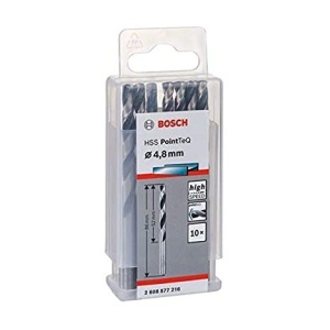 Set 10 burghie metal HSS PointTeq 4.8mm