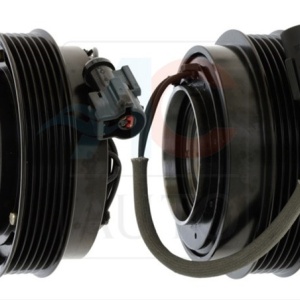 Set bobina, fulie si ambreiaj compresor AC HALLA HCC HS18 6PK 118mm Hyundai Santa Fe, Sonata, Tucson - Img 4