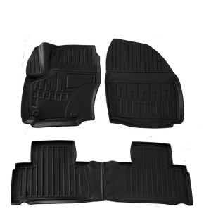 Set Covorase Auto Cauciuc UMBRELLA Dedicate FORD S-MAX (2006-2014) Sisteme Fixare OVALE - Img 2