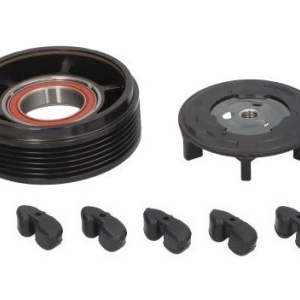 Set fulie si ambreiaj compresor A/C DENSO 5SE12C 6pk 100mm BMW E87 / E90 / E91 2.0diesel 90/120kw