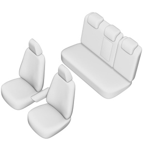 SET HUSE SCAUN FIT UMBRELLA PENTRU VOLKSWAGEN GOLF (2021-) (BANCHETA FRACTIONATA) - Img 6