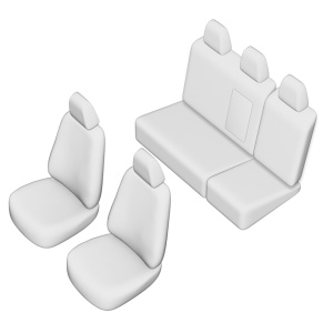 SET HUSE SCAUN UMBRELLA PENTRU SEAT CORDOBA 2003-2009 (BANCHETA FRACTIONATA) - Img 2