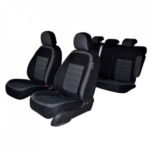 SET HUSE SCAUN UMBRELLA PENTRU VOLKSWAGEN PASSAT 2011-2014 (BANCHETA FRACTIONATA) CU TETIERELE SPATE IN FORMA DE L