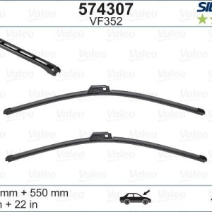 Set lamela stergator Valeo Silencio FlatBlade OE 550/550 mm
