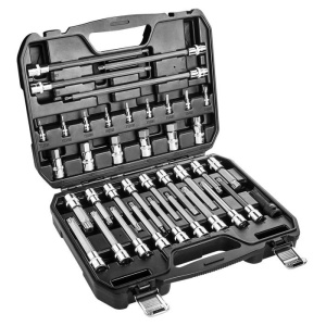 Set tubulare cu bit Torx scurt si lung 1/2 " set 38pcs