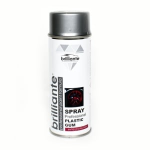 Spray vopsea cauciucata argintiu BRILLIANTE 400ml – protectie jante, peelable