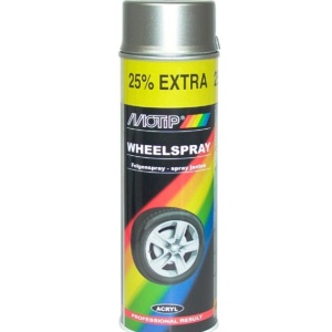 Vopsea pentru jante MOTIP Wheel Spray 4007C, argintiu, 500ml