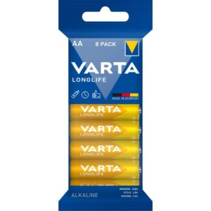 Baterie Varta LongLife AA - LR6 1.5V (Alcalina) 8 buc