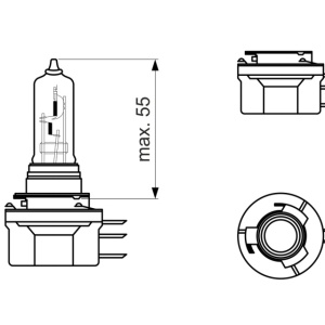 BEC 12V H15 15W / 55W PURE LIGHT BOSCH - Img 4