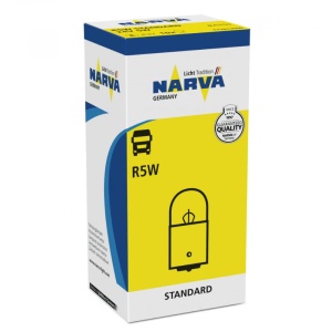 BEC AUXILIAR 24V R5W SET 10 BUC HEAVY DUTY NARVA - Img 2