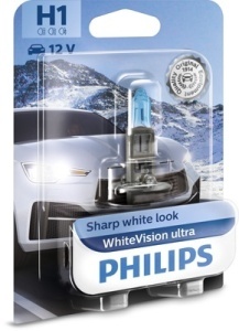 BEC FAR H1 55W 12V WHITE VISION ULTRA (blister) PHILIPS - Img 2