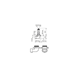 BEC FAR HB4 12V P22d 51W (blister) VISION PHILIPS - Img 2