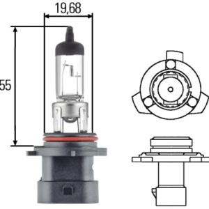 Bec Hella HB4A 12V 51W P22d