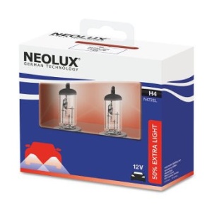 Bec Neolux Extra Light +50% H4 12V 60/55W P43t
