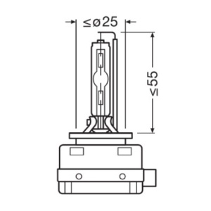 Bec Osram Xenarc Night Breaker 220 D1S 85V 35W Set 2 buc - Img 2
