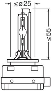 BEC XENON 42V D3S XENARC COOL BLUE INTENSE NextGen OSRAM - Img 1