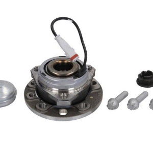 Butuc cu rulment roata fata Opel Astra H, model cu 5 prezoane, senzor ABS integrat SKF