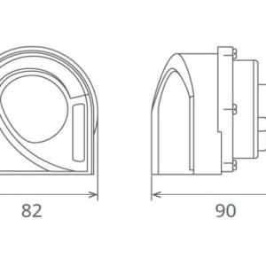 CLAXON ELECTROMAGNETIC 12V 6A TON JOS - Img 3