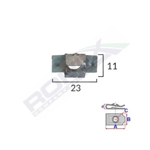 CLEMA CAPAC MOTOR PENTRU PEUGEOT SET 5 BUC - Img 2