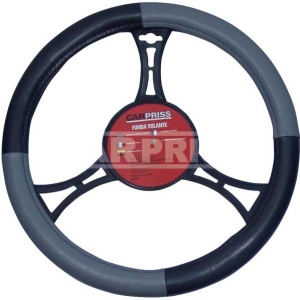 Husa volan Negru-gri 37-39 cm Carpriss