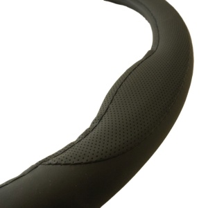 HUSA VOLAN PIELE ECOLOGICA NEGRU 37- 39 CM UMBRELLA - Img 2