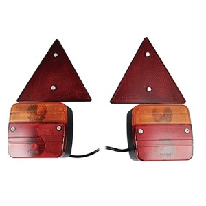 KIT MAGNETIC LAMPI REMORCA CU CABLU LUNG DE 7M. CABLU INTRE LAMP JBM