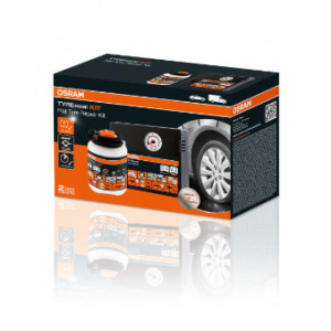 KIT REPARATII ANVELOPE (COMPRESOR + SPRAY REPARATII ANVELOPE) TYRESEAL KIT OSRAM - Img 1