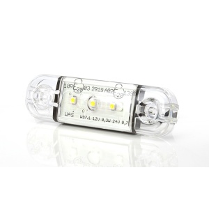 LAMPA GABARIT LED 710 W97.1, 12V-24V, POZITIE ALB WAS - Img 6