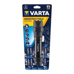 Lanterna Varta Indestructible F30Pro LED/6W/6xAA