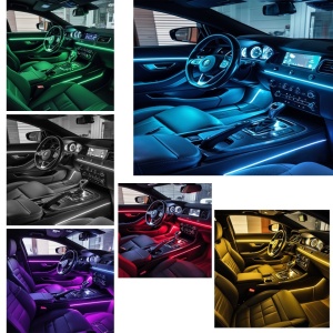 Lumini ambientale auto Carguard Profesional RGB